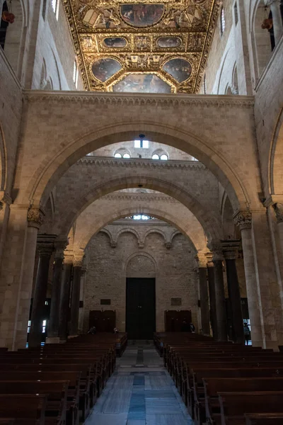 Bari Italy April 2022 Famous Basilica San Nicola Bari Burial — Zdjęcie stockowe