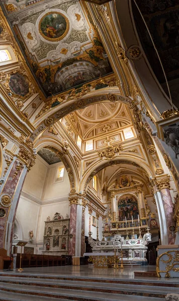 Scenic Baroque Interior Cathedral Matera Southern Italy — Photo