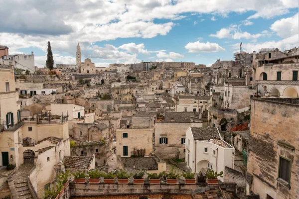 View Cathedral Matera Southern Italy — Stock fotografie