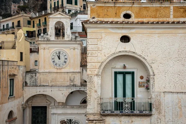 Traditional Italian Houses Town Atrani Amalfi Coast Southern Italy — Stock fotografie