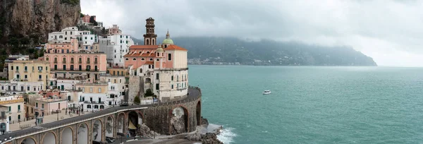 Coastal Cityscape Town Atrani Italy — Stock fotografie
