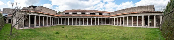 Oplontis Italy May 2022 Garden Colonnade Ancient Roman Villa Oplontis — ストック写真