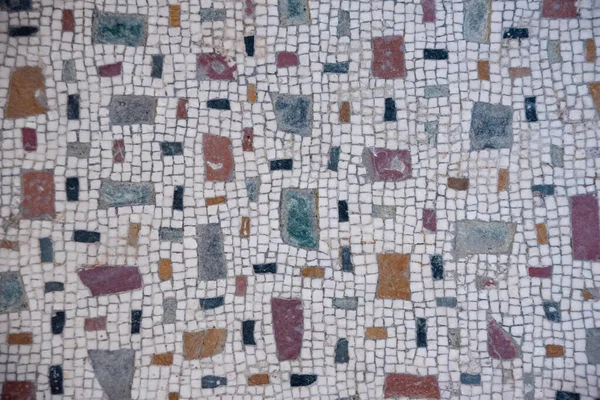 Talya Nın Oplontis Kentindeki Roma Villasında Antik Zemin Süslemesi — Stok fotoğraf