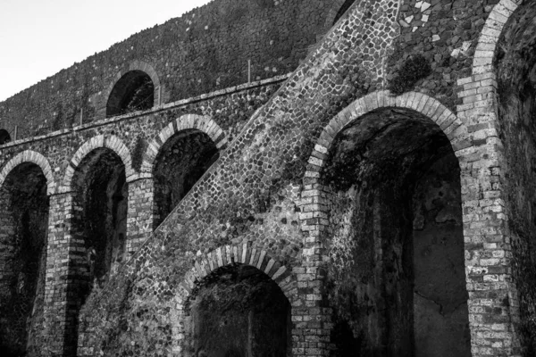 Pompeii Italy May 2022 Ruins Amphitheater Ancient City Pompeii Italy — Stok fotoğraf