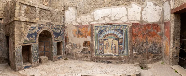 Herculaneum Italy May 2022 House Neptune Amphitrite Herculaneum Italy — Stok fotoğraf