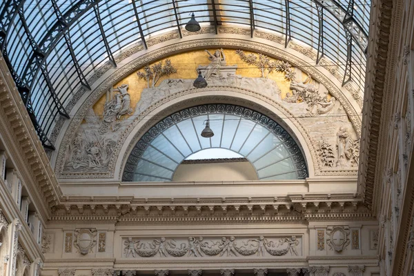 Gallery Umberto Naples Built Art Nouveau Design Southern Italy — Stockfoto