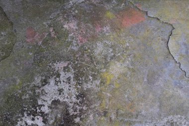 Arka plan ya da doku olarak eski kirli beton duvar