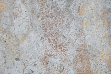Çatlak ve lekeli eski beton duvar grunge arkaplan dokusu
