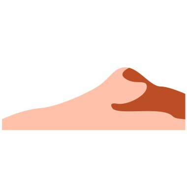 Çöl kumulu, tasarım elemanı, logo