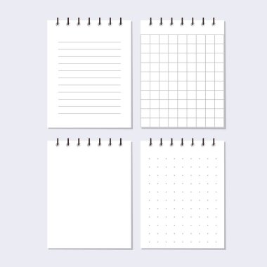 Kayıtlar için bir takım formlar. Vektör tasarım ögesi.