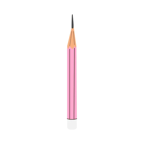Medium Length Sharpened Pencil Vector Design Element — Archivo Imágenes Vectoriales