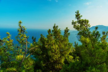 Ağaçlı ve Akdeniz manzaralı çok güzel bir manzaraya sahip bir yer burası. Güneşli bir yaz gününde Tunektepe Dağı 'ndaki Cable Car' ın en üst istasyonundan görüntüle.