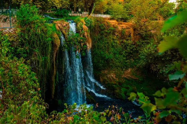 Antalya Turchia Cascata Del Duden Superiore Parco Naturale Nella Città — Foto Stock