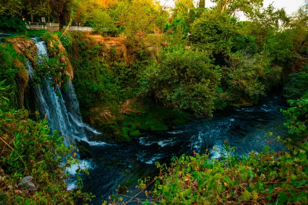 Antalya Turchia Cascata Del Duden Superiore Parco Naturale Nella Città — Foto Stock