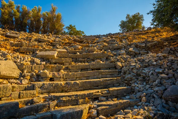 Amos Marmaris Mugla Turkey Amfiteater Territoriet Den Antika Staden Amos — Stockfoto