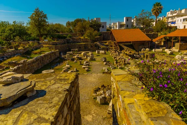 Bodrum Mugla Turkey Halicarnassus Είναι Ένα Από Επτά Παλιά Θαύματα — Φωτογραφία Αρχείου