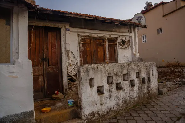 Feito Turquia Casas Turcas Tradicionais Centro Cidade Fethiye Turquia — Fotografia de Stock