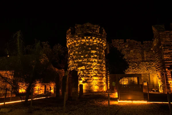 Bodrum Turquie Paysage Avec Vue Sur Ancienne Forteresse Bodrum Nuit — Photo