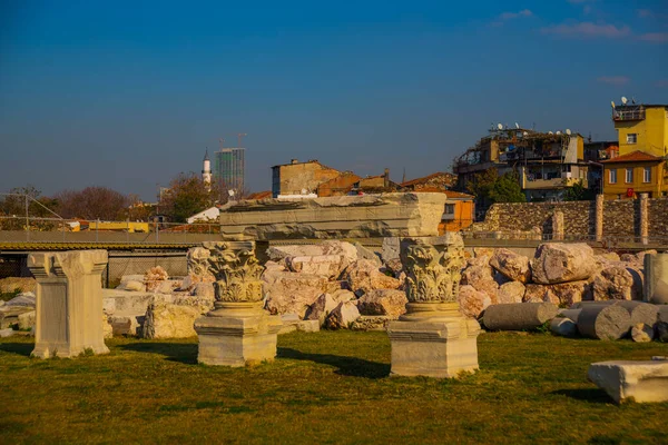 Izmir Turquie Anciennes Ruines Agora Fouilles Archéologiques Izmir Par Une — Photo