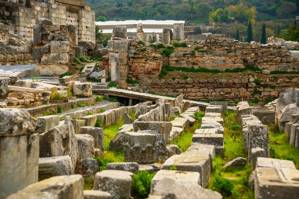 Efeso Selcuk Izmir Turquía Enorme Anfiteatro Antiguo Éfeso — Foto de Stock