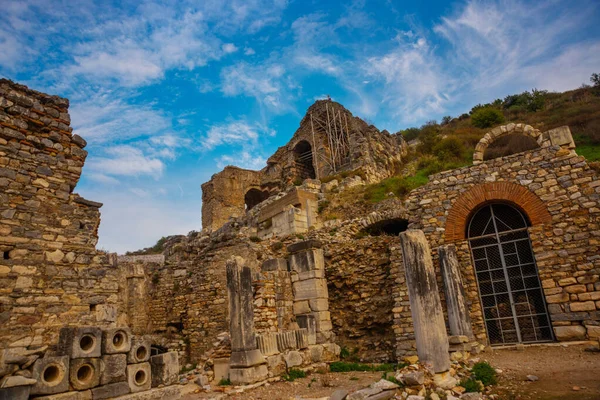 Ephesus Selcuk Izmir Turkey Türkiye Nin Zmir Ilinin Selcuk Ilçesindeki — Stok fotoğraf