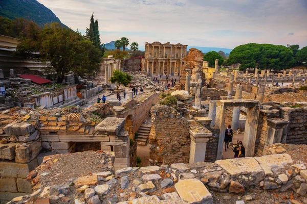 Türkiye Nin Selcuk Kentindeki Ephesus Antik Kentinde Ephesus Selcuk Izmir — Stok fotoğraf