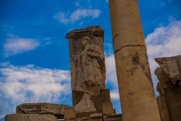 Ephesus Selcuk Izmir Turkey Zmir Selcuk Kentindeki Efes Antik Kentinin — Stok fotoğraf