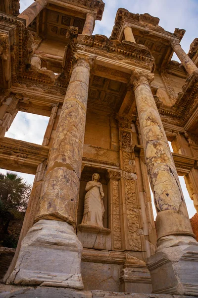 Ephesus Selcuk Izmir Turquie Bibliothèque Celsius Dans Ville Antique Ephèse — Photo