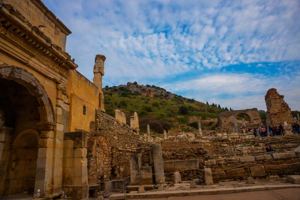 Ephesus Selcuk Izmir Turkey Details Mazeus Mithridates Gate Ephesus Ancient — Foto Stock