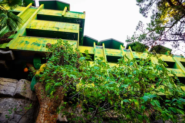 Camyuva Kemer Turkey Abandoned Destroyed Old Hotel Holiday Area Eco — Foto Stock