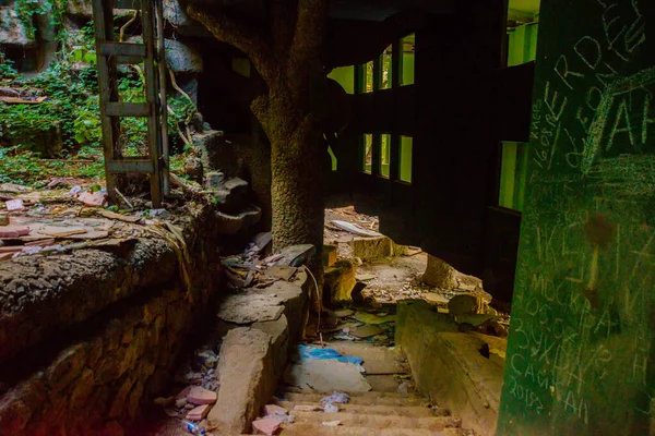 Camyuva Kemer Turkey Abandoned Destroyed Old Hotel Holiday Area Eco — Fotografia de Stock