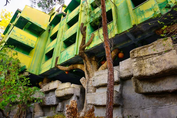 Camyuva Kemer Turquía Hotel Abandonado Destruido Zona Vacaciones Eco Dream — Foto de Stock