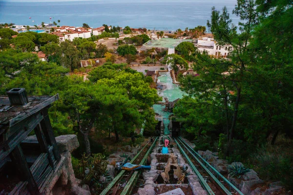 Camyuva Kemer Turkey Abandoned Amusement Park Holiday Area Eco Dream — Foto de Stock