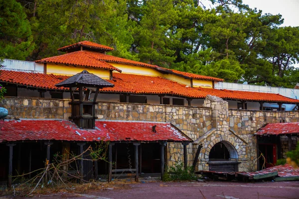 Camyuva Kemer Turkey Destroyed Buildings Old Hotel Holiday Area Eco — Photo