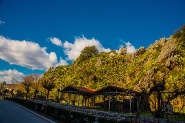 Iulik Arkeoloji Parkı, Marmaris 'in merkezindeki bir yamaçta açık hava müzesi..