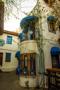Marmaris, MUGLA, TURKEY: Marmaris 'in tarihi merkezinde eski kasaba bölgesi.