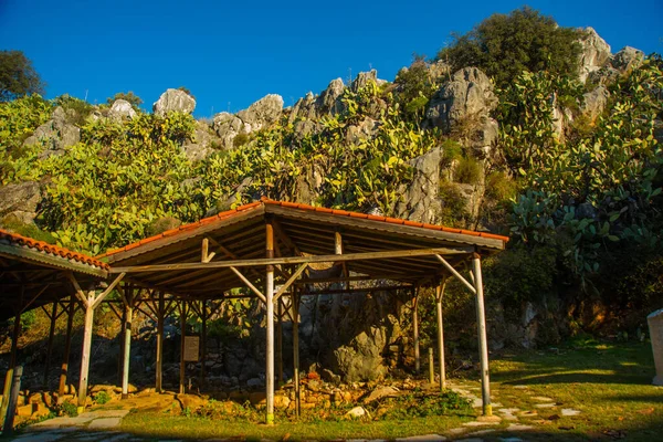 Marmarís Turquía Parque Arqueológico Iuilik Las Rocas Del Bienestar Museo — Foto de Stock