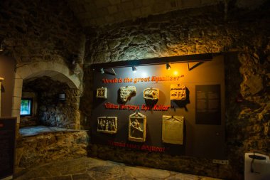 Marmaris, MUGLA, TURKEY: Taş Eserler Salonu Marmaris Kalesi müzelerine.