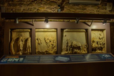 Marmaris, MUGLA, TURKEY: Taş Eserler Salonu Marmaris Kalesi müzelerine.