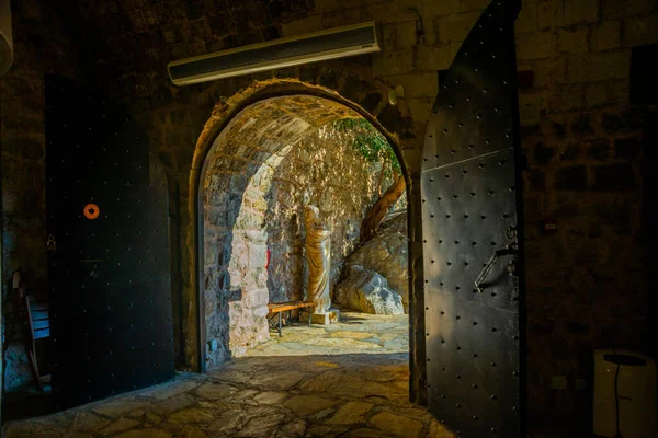 Marmaris Mugla Turquie Fragments Antiques Sculpture Dans Musée Forteresse Marmaris — Photo