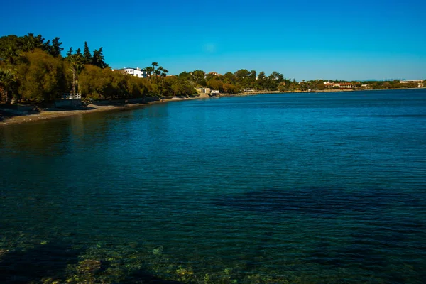 Datca Mugla Turkey Krásné Moře Letovisku Města Datca Slunečného Dne — Stock fotografie