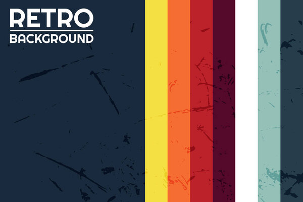 Vintage retro wallpaper, banner, illustration in the style of the 80s, 90s. Grunge texture, neon, glow, geometric shapes. Pink purple. 