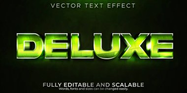 Düzenlenebilir metin efekti hızı, 3D film ve parlaklık yazı tipi biçimi