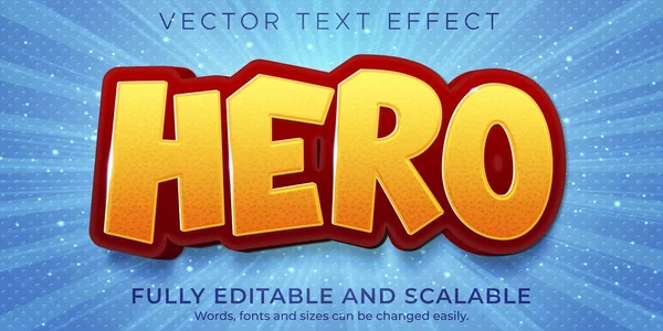 Cartoon Boom Text Effect Editable Comic Funny Text Style — Stockový vektor