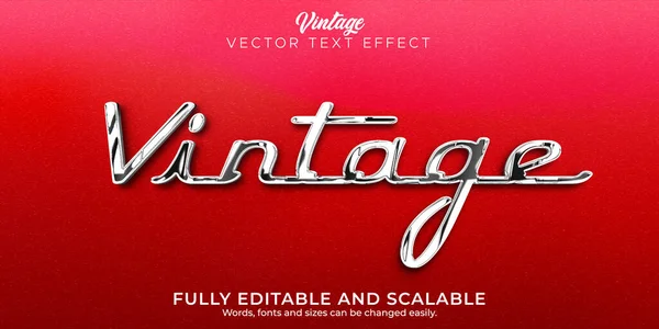 Vinatge araba metin efekti, 70 'ler ve 80' ler metin biçimi