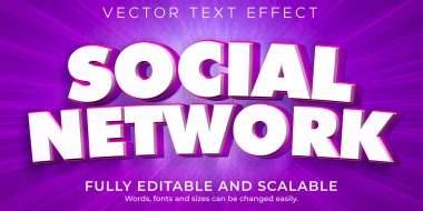 Instagram sosyal medya metin efekti, düzenlenebilir iş ve pazarlama metin biçimi