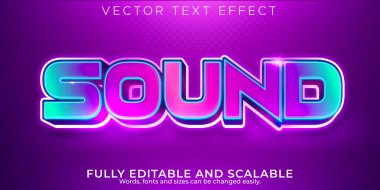 Hiper ses metin efekti, düzenlenebilir retro ve klasik metin biçimi