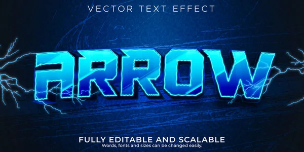 Esport Text Effect Editable Game Neon Text Style — Stock Vector