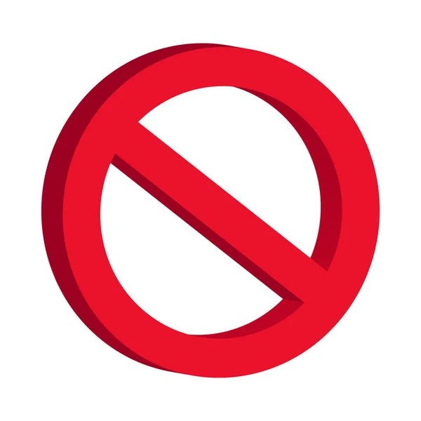 Verbotene Zeichen Stoppschild Verbot Annullierung Nicht Erlaubt Verbotene Vektorcliparts Isoliert — Stockvektor