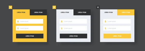 Feedback Form Form Template User Interface Websites Applications Landing Pages — Stock vektor